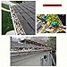 Gutter Guards with 15 clip Hooks For Easy Installation. 6.5in Wide By 18ft Long. Plastic High Resistance.