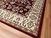 New Traditional Area Rug Scatter 2x3 Red Foyer Rugs 2x4 Persian All-Over Style Bathroom Burgundy Carpet Washable Rugs, 2x3 Door Mat