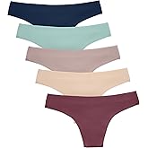 Kindred Bravely Postpartum Thong Panty, Comfortable Sustainable Maternity Underwear, 5 Pack