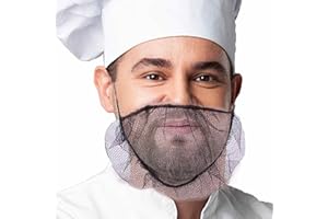 Protective Beard | Set of 100 Nylon Protective Beard Covers - Protective Beard Net for Man, Boyfriend, Dad or Just Treat Your