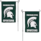 Desert Cactus Michigan State University MSU Garden Flag – 19 x 12 inch Michigan State Spartans Banner, For Outdoor Display and Events (Design C)