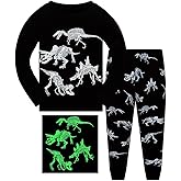 Little Boys Pajamas for Toddler Clothes Set Planet Train Sleepwear Long Sleeve 100% Cotton 2 Piece Kids Pjs Size 1-10 Years