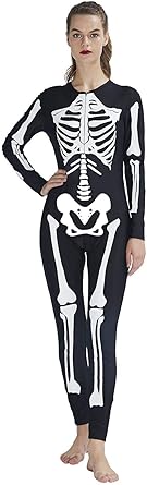 Long sleeve skeleton bodysuit Clearance