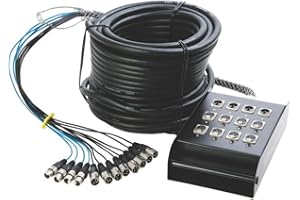 ONSTAGE On-Stage SNK84100V2 8 x 4 Stage Snake, 100 Foot