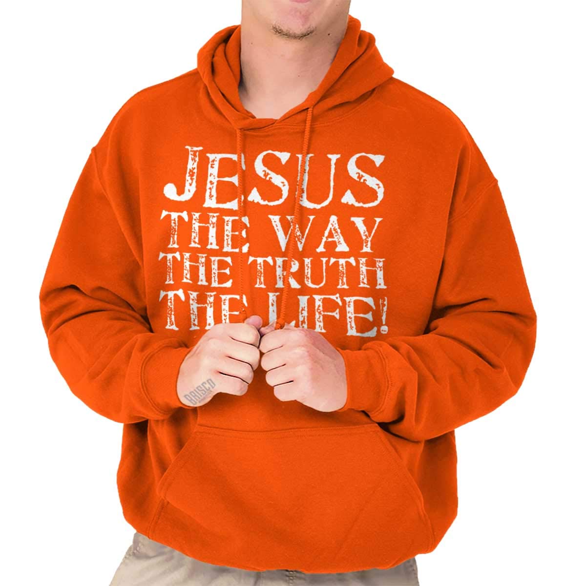 Jesus The Way Truth Life Christian Unisex Hoodie