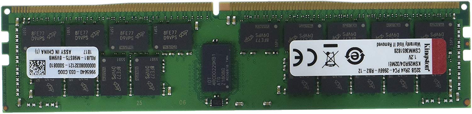 Kingston 32GB DDR4-2666MHZ ECC REG CL19