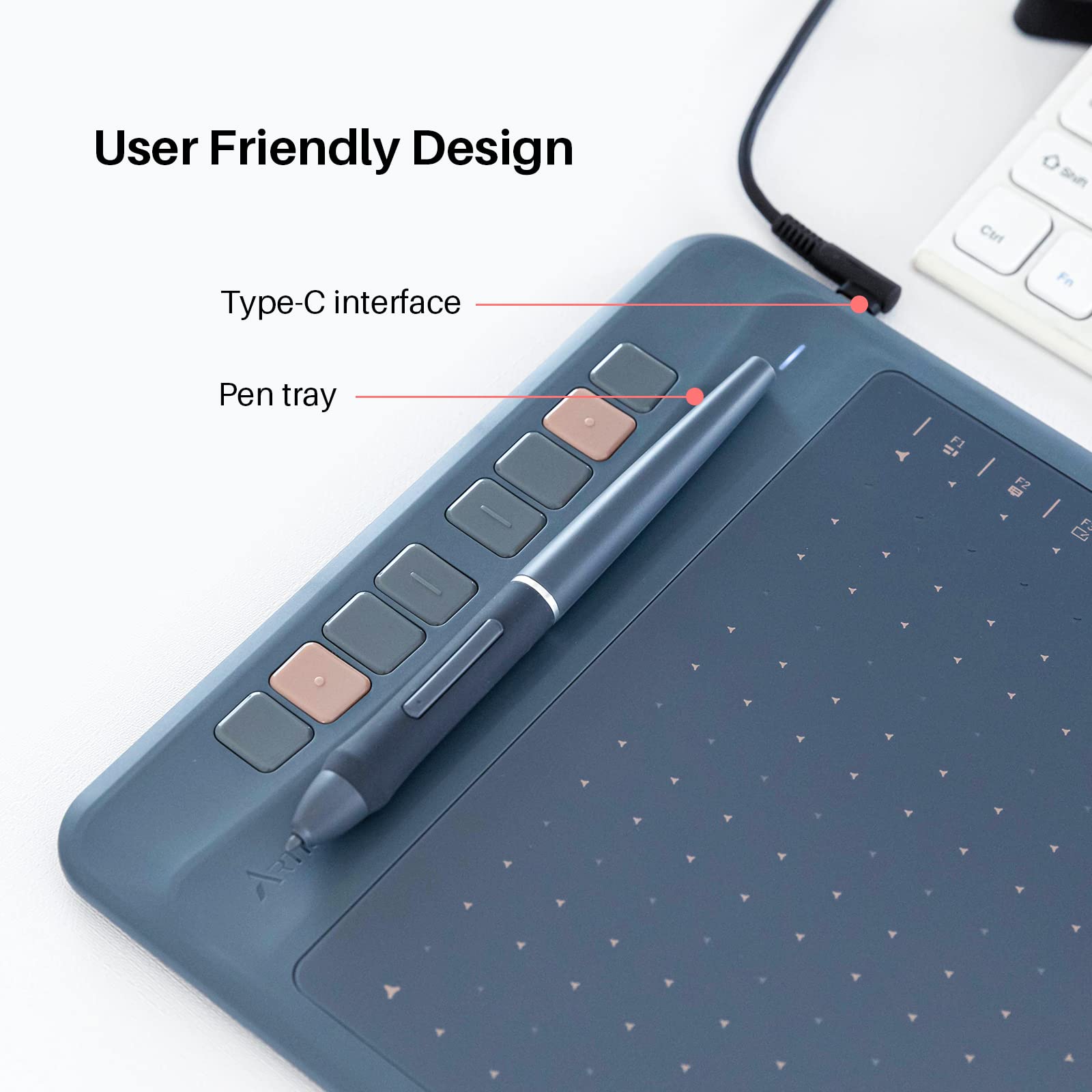 Compatible Drawing Mua Artisul A1201 Graphics Drawing Tablet Compatible with Android Phone ...