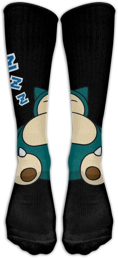 Snorlax Over-the-Calf Tube Socks Stockings For Men And Women - Running & Fitness - Best Medical, Nursing, Travel & Flight Socks