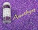 iConnectWith Glitter – Amethyst Deep Purple, Extra Fine Holographic Glitter; Multi-use for Crafts, Decorations, Nail Art, Makeup, Tumblers, Resin Art, and DIY Projects