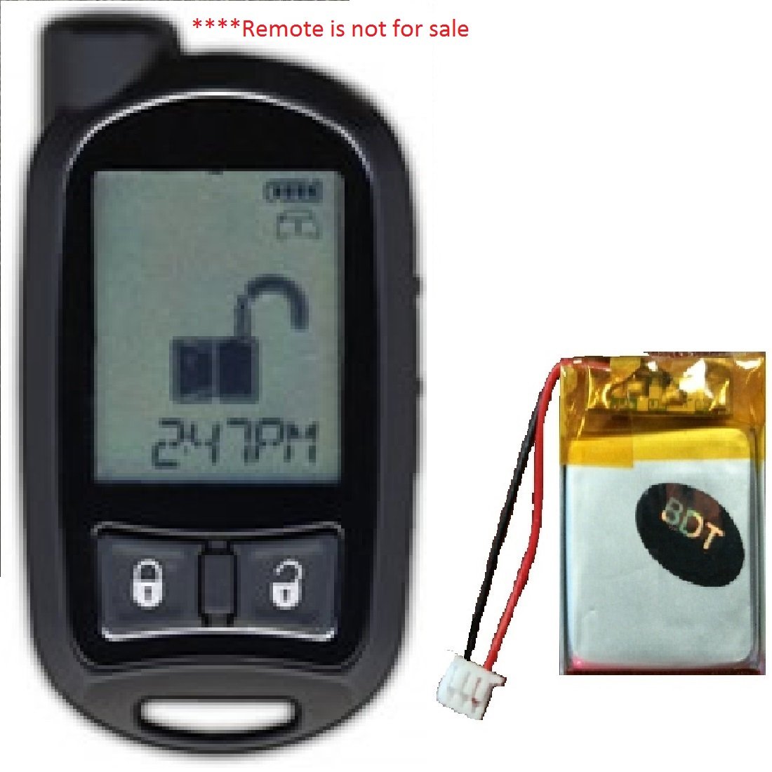 Amazon.com: 5225 New Replacement Battery for Astrostart RSS 5225 Remotes:  Everything Else