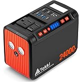 Takki 88.8Wh Portable Power Station Lithium Battery Solar Generator Power Bank with 110V AC Outlet Battery Backup for Camping