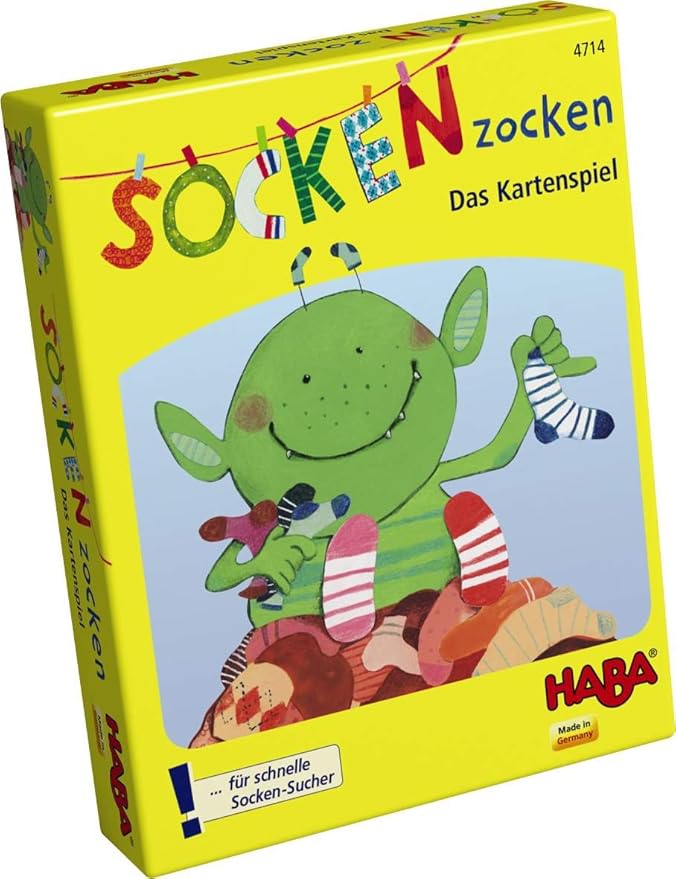 Haba 4714 - Socken Zocken - Kartenspiel