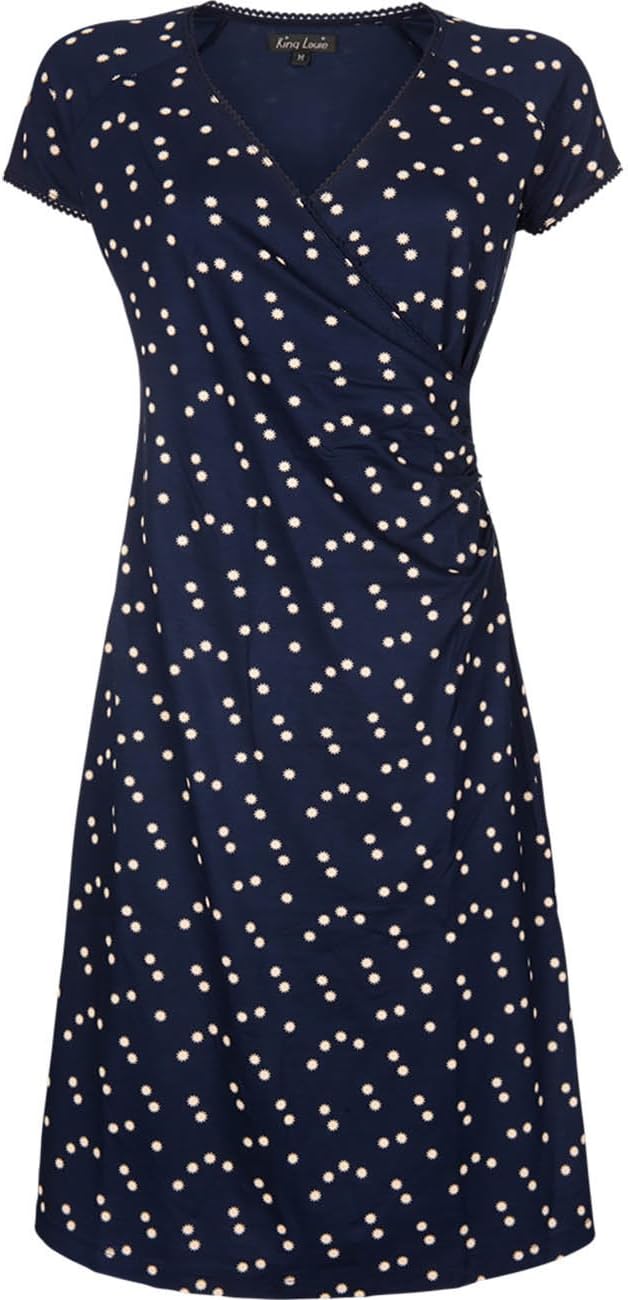 King Louie Robe Cross Star Dark Navy 02186 Taille L