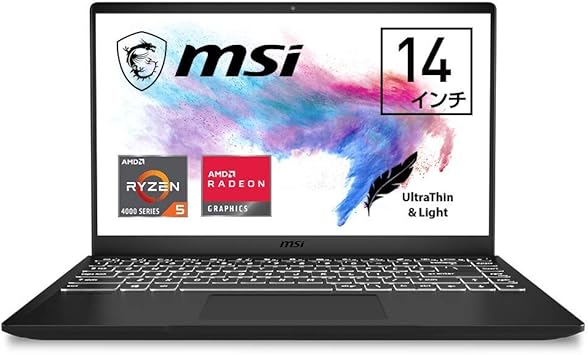 Amazon Amd Ryzen5搭載 薄型 軽量 Msiクリエイターノートpc Modern14 1 3kg Win10 Ryzen5 14fhd 16gb Ssd512gb Modern 14 B4mw 012jp Msi パソコン 周辺機器 通販
