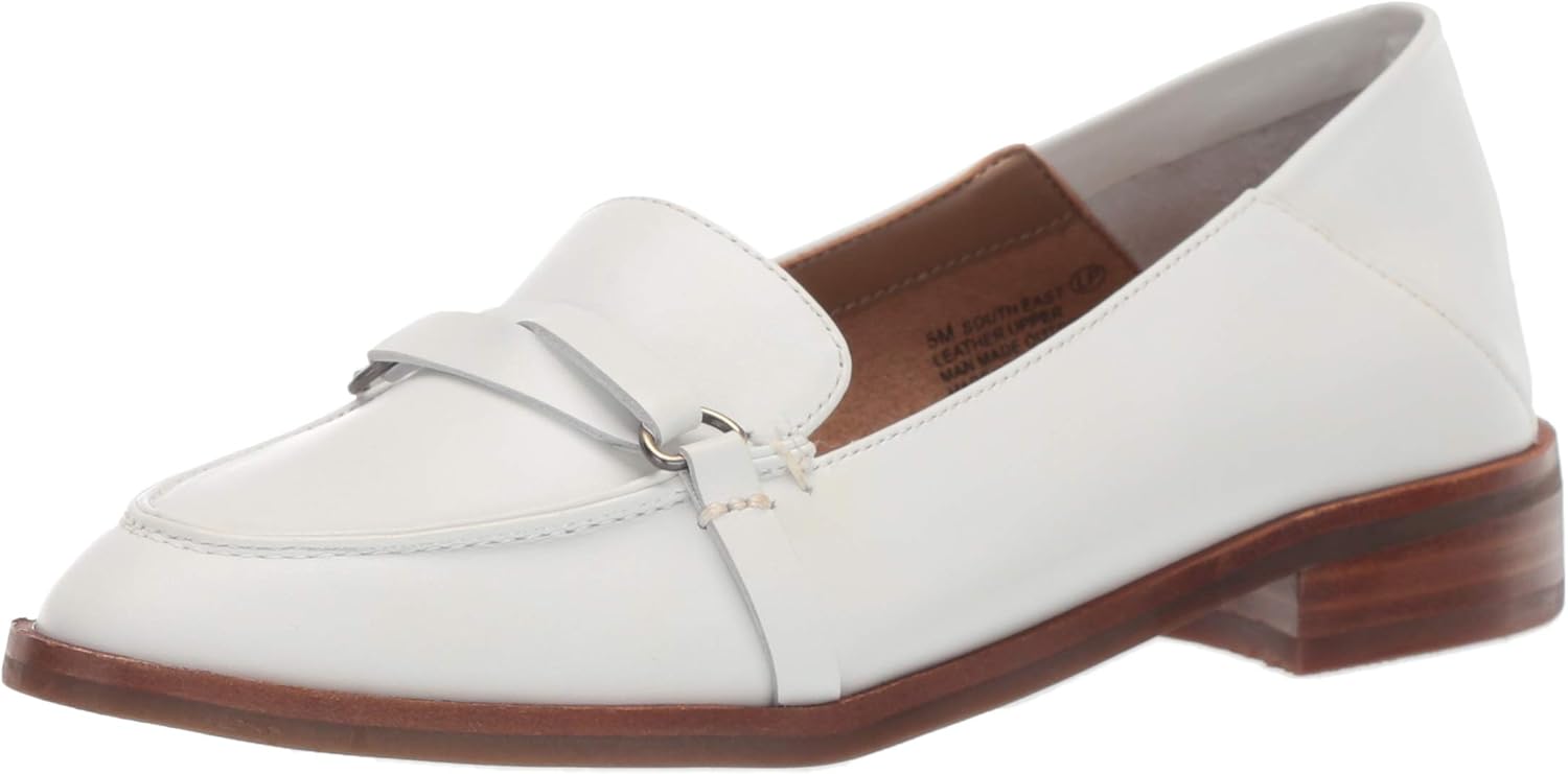 Aerosoles Damen South East Penny Loafer, Weißes Leder, 38 EU Amazon.de Schuhe & Handtaschen