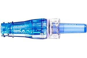 SurgiMac Needleless Connector MicroClave Neutral Displacement Clear Housing Microclave IV Connector Compatible with Peripheral, Arterial & Central Venous Catheters Medical Supplies (10)