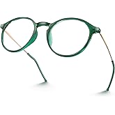 VISOONE Round Lightweight Blue Light Blocking Glasses Women Men Fashion Cute Thin Eyewear Niko