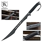 27" Full Tang Black Blade Fantasy Ninja Sword w/ Sheath