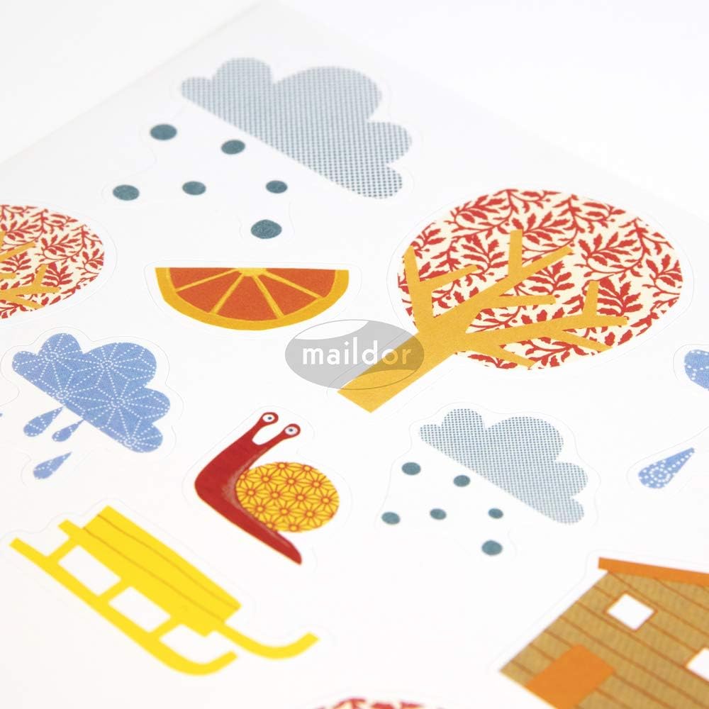 Maildor, Ref AE034O, Baby Stickers (Pack of 6 Sheets), 21 x 14.8cm, Seasons Designs, 120 Stickers Total, Brightly Coloured - Image 5