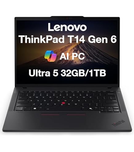 Amazon.com: Lenovo ThinkPad T14 Gen 6 Business Laptop (14