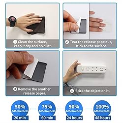 Double Sided Foam Tape Strong Pad Mounting,Black