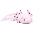 ZHONGXIN MADE Simulation Axolotl Plush - Super Large 30Inch Pink Axolotl Stuffed Animal, Realistic Cute Pink Reptilian Toys Real Plushie Large Weighted, Unique Plush Gift Collection for Kids