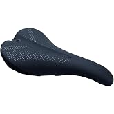 WTB Pure Mountain Bike Seat (Saddle) - Thick All-Day Comfort Padding (2 Rail Options)