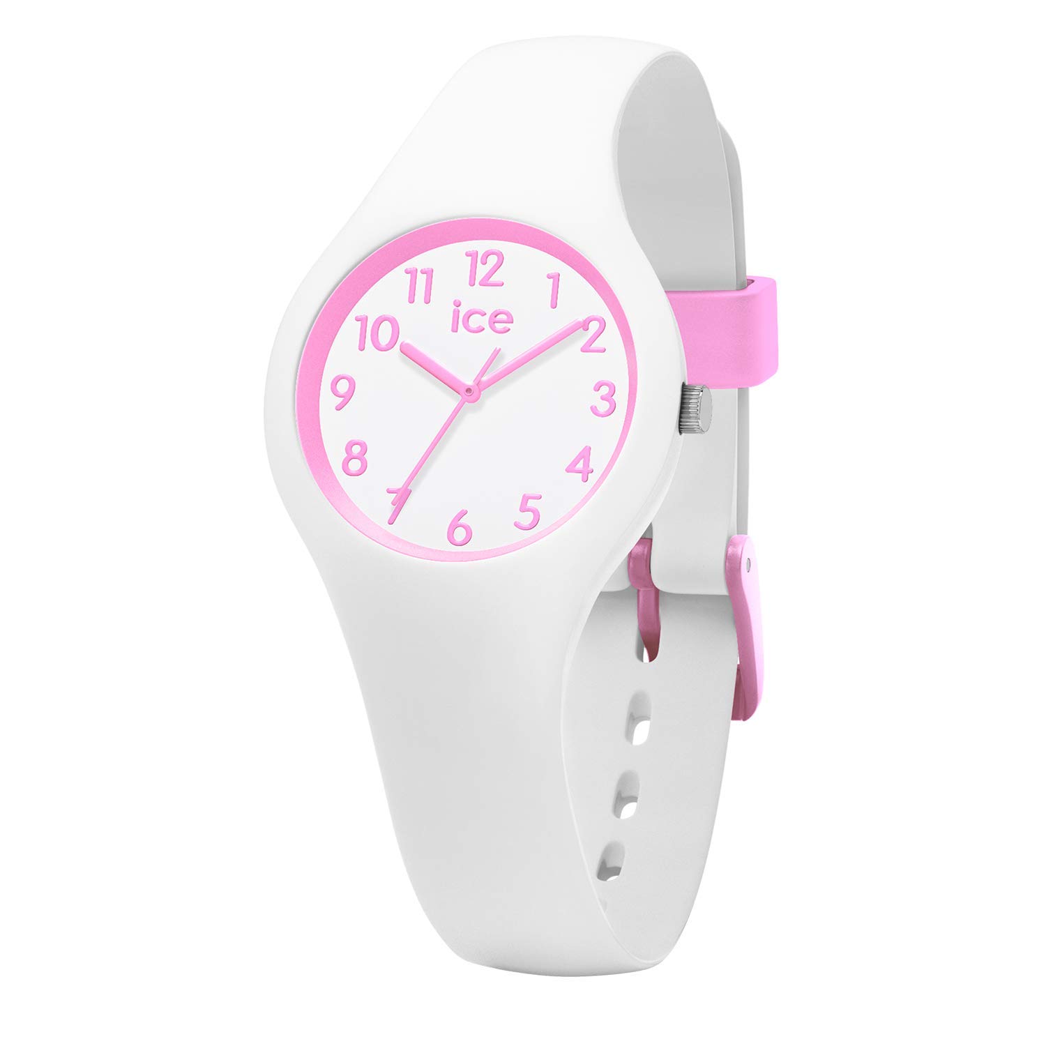 ICE-WATCH - ICE ola kids Candy white - Girl's wristwatch with silicon strap - 014426 (Small)