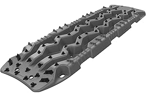ARB TRED PRO TREDPROGG Recovery Boards Traction Tracks with Teeth, EXOTRED Composite Construction SIPE-LOCK Grip Profile. Ideal for unstocking your 4x4 vehicle – Gunmetal/Black