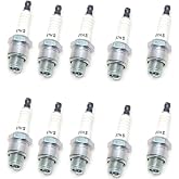 NGK (4122) BR7HS Standard Spark Plug (10) | Replaces AER2X R41CF S42FR 736954 801752 8206870 TY26710 650149790 AP8206870 0650149790 92070-1200 09482-00116 94701-00110.
