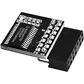 Flylin TPM 2.0 Encryption Security Module with 14 Pin Compatible with ASUS | TPM Chip Encryption Security Module for ASUS Windows 11 Motherboards Chip DIY Updating