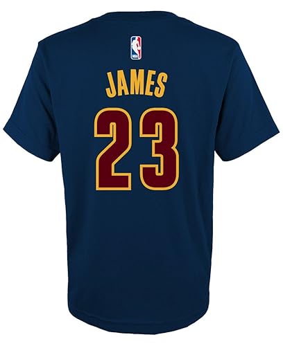 adidas Lebron James Cleveland Cavaliers Navy Youth Name and Number