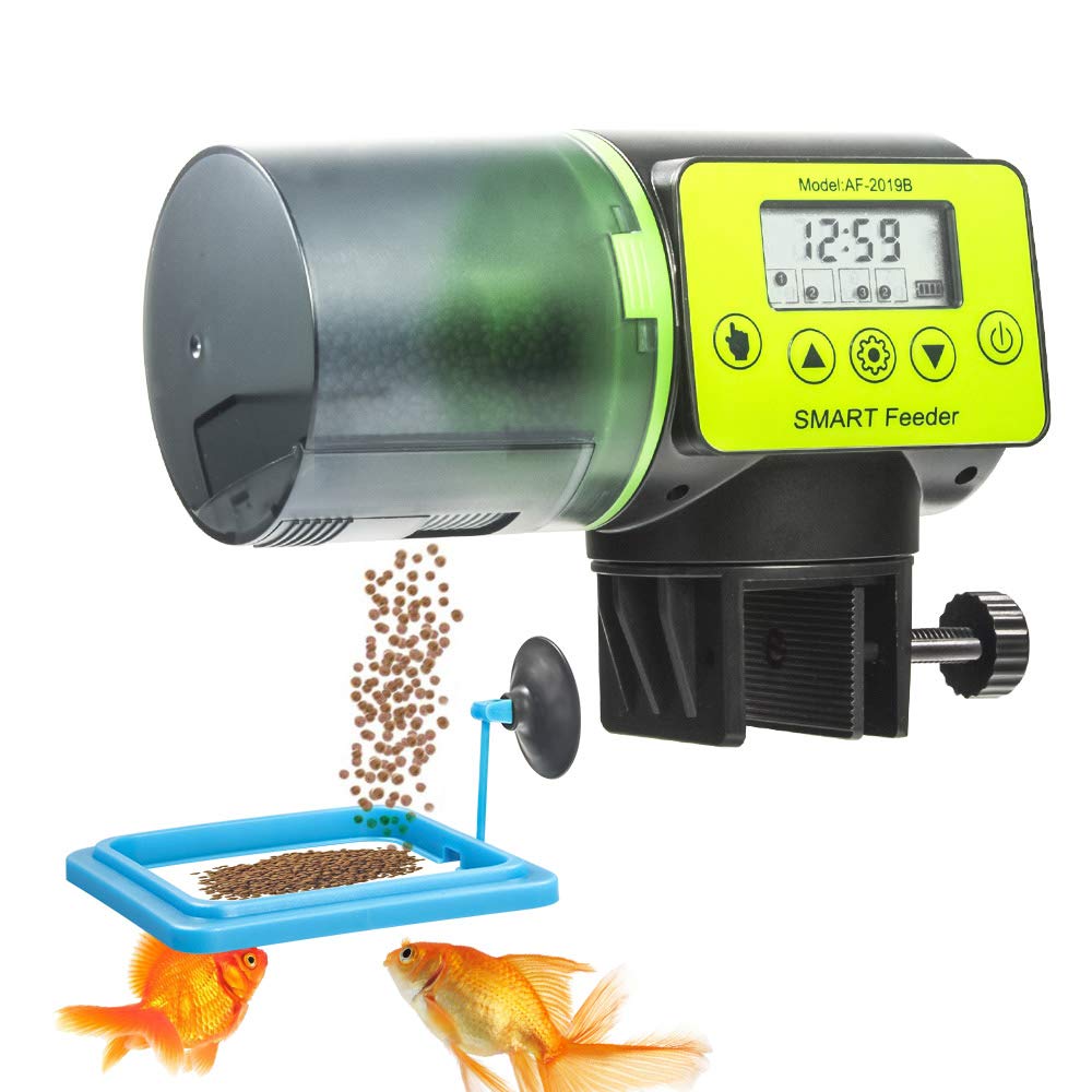 Amazon Com Wiscoon Automatic Fish Feeder Fish Feeder Electric
