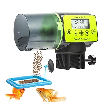 Amazon Com Wiscoon Automatic Fish Feeder Fish Feeder Electric