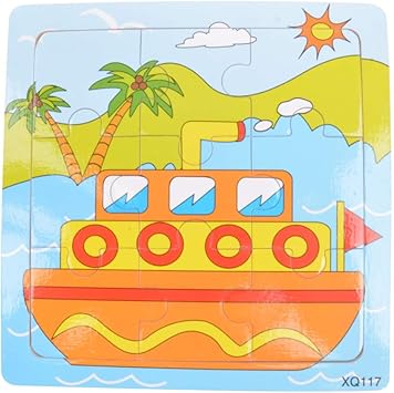 Tiny Souls Wodden Puzzle Ship