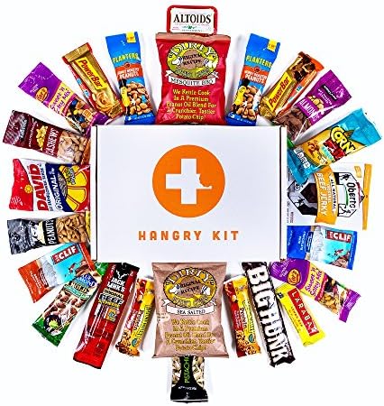 HANGRY MAN KIT Kit – Gift for Men – College Care Package – Full of What Men Crave – Nuts, Meat, Protein, and Snacks