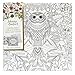 Art Alternatives Johanna Basford Secret Garden Coloring Canvas-Owl