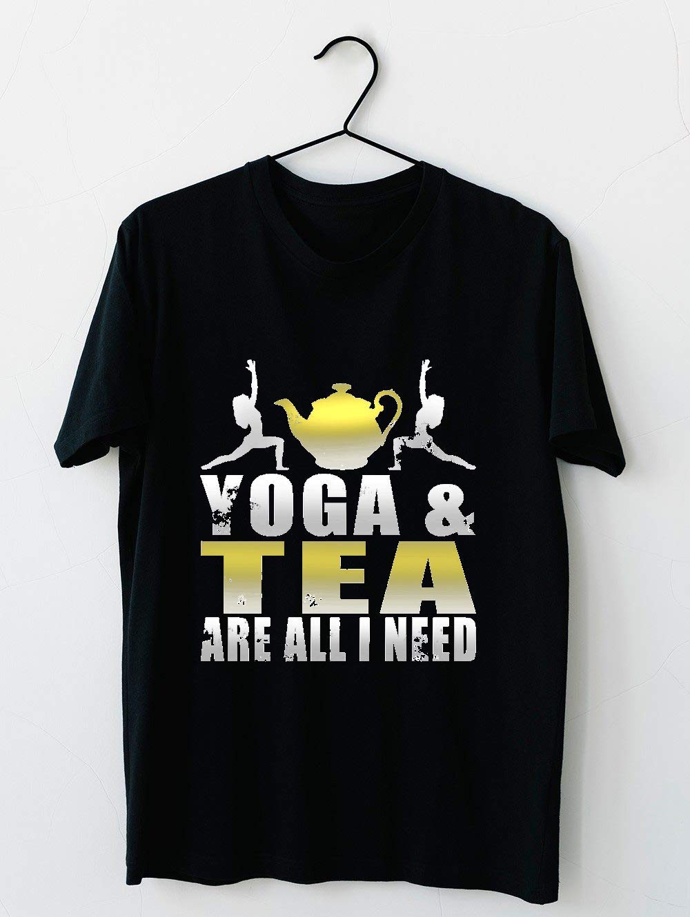 Funny Yoga Yoga Tea Are All I Need Funny Short Sleeve, For Unisex T Shirt