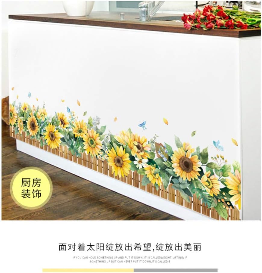 carta da parati di girasole per la cucina