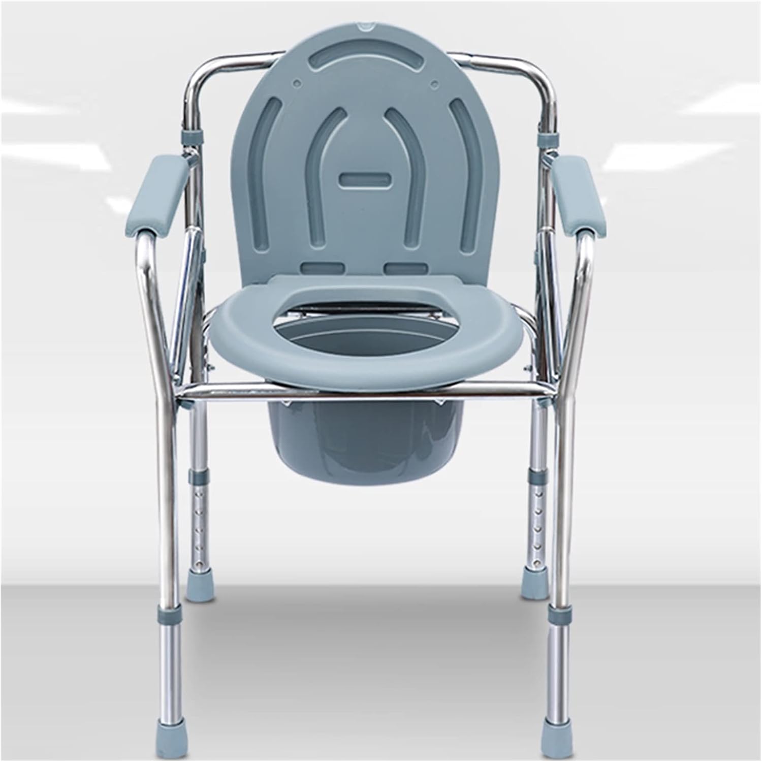 XXIOJUN Toilet Chair, Bedside Commode Chair Ergonomic Seat Nonslip