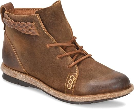 born temple distressed suede booties