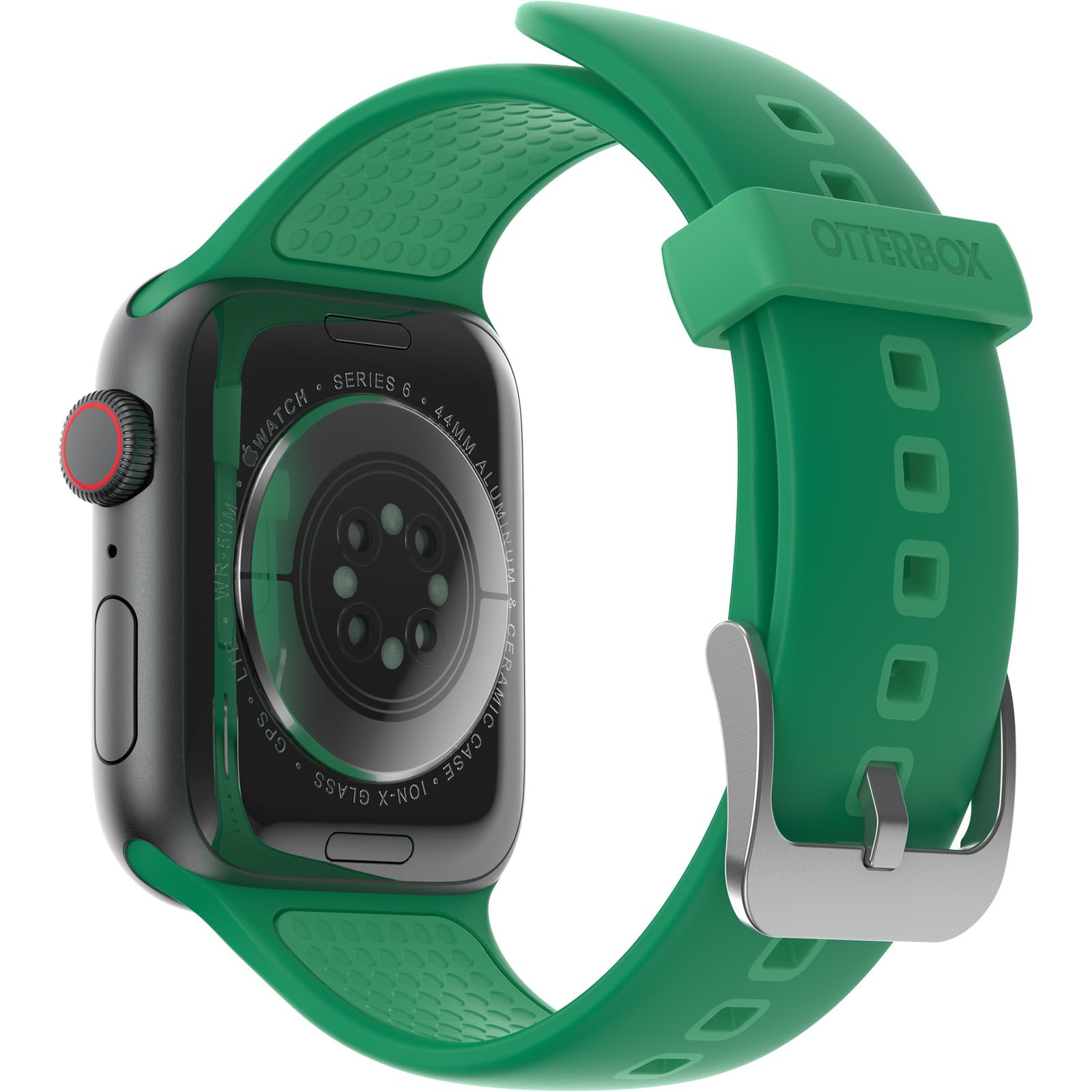 OtterBox All Day Watch Band for Apple Watch 44/45/46mm, Replacement Durable Soft Touch Silicone Strap for Apple Watch, Light Green