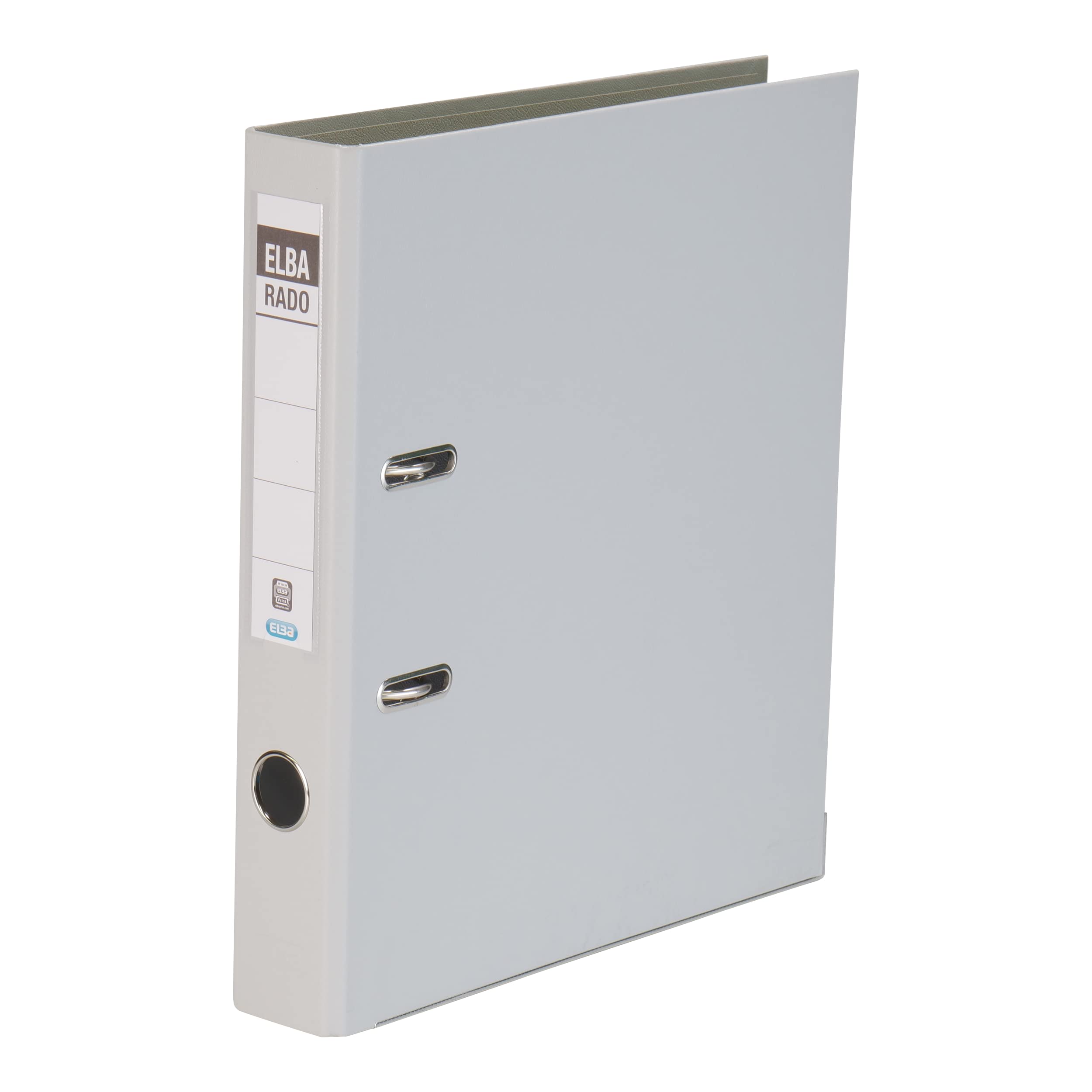 Elba “Rado Plast” Ring Binders A4 PVC A4, Narrow (20 Items) Schmal (20 Stück) Grey