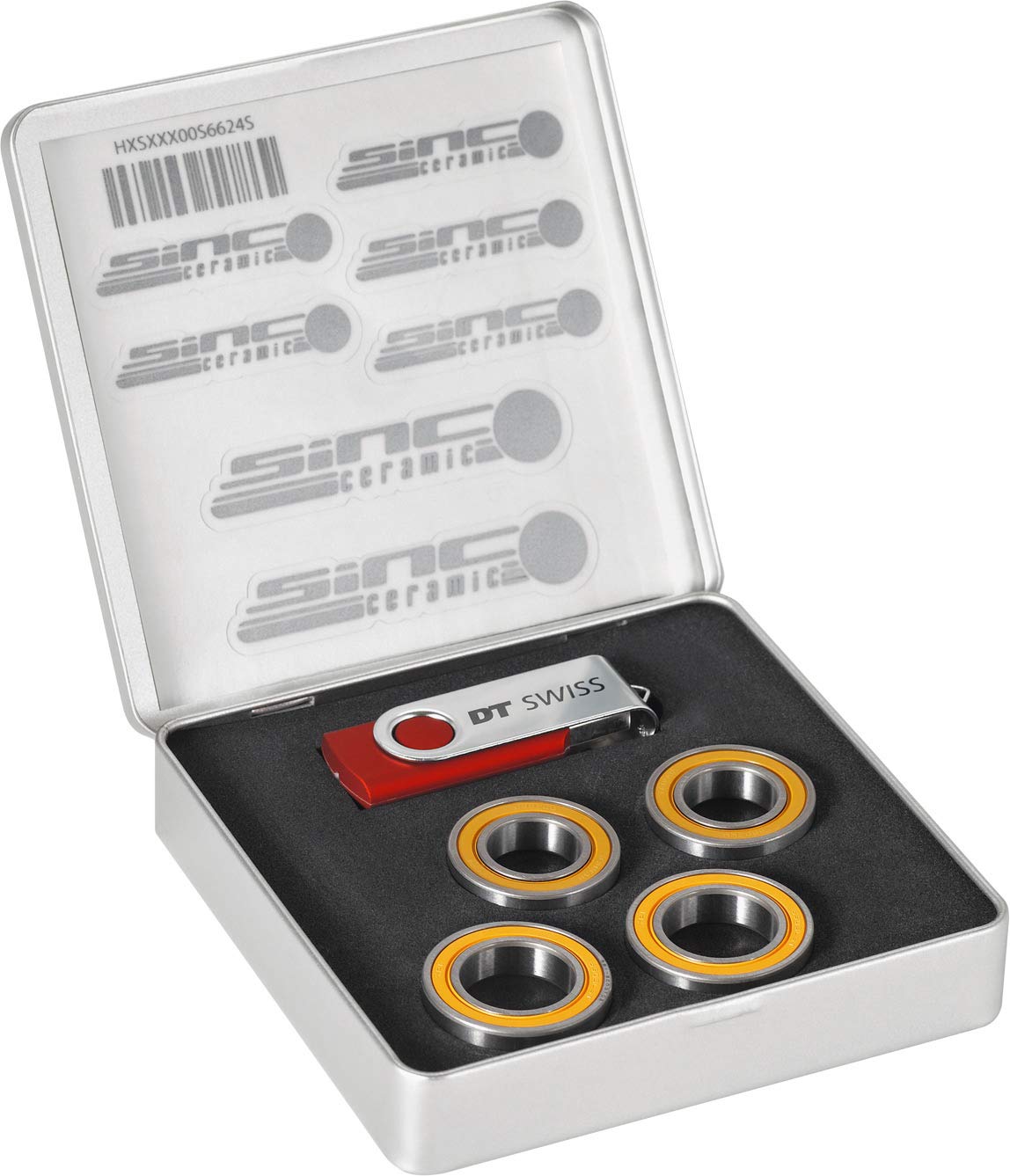 DT Swiss Set of 4 SINC ceramic bearings CL 240 hubs, Spline 1 wheels and RC DB wheels