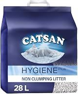 Catsan Hygiene Cat Litter 28L Two Pack Non-Clumping Odour Control view 1