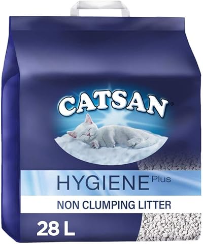 Catsan Hygiene Cat Litter 28L Two Pack Non-Clumping Odour Control