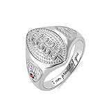AILIN Custom Football Signet Rings 925 Sterling