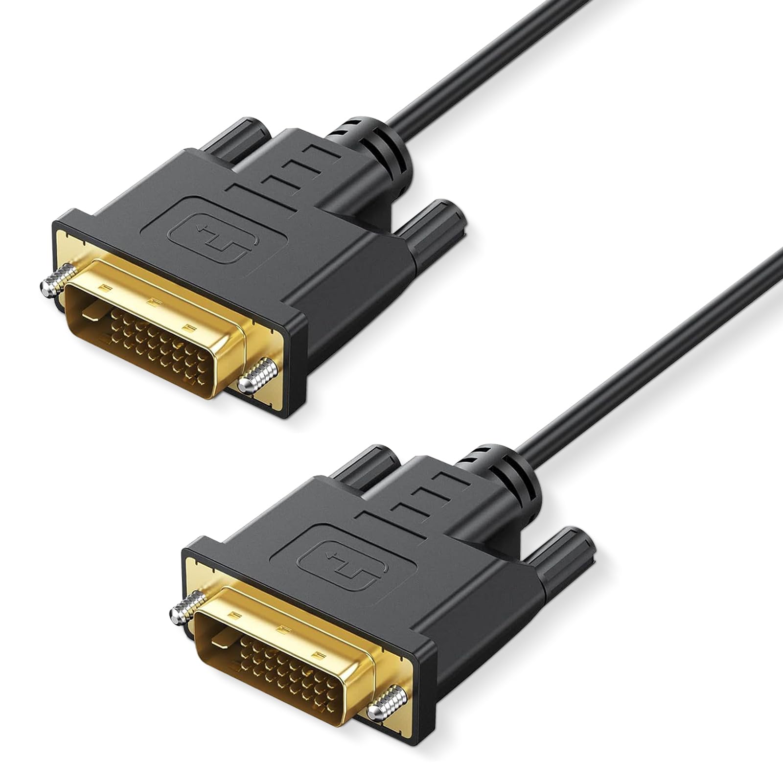 Photo 1 of DVI-D 24+1 Dual Link Male to Male Cable, 3M 2560x1600/1080P High Speed Gaming Monitor Cable, Gold Plated Connectors for PC, DVD, Projector
