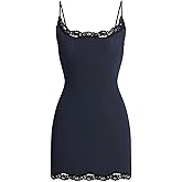 Starrylion Sexy Lace Mini Dress Padded Bodycon Spaghetti Strap Party Club Dress