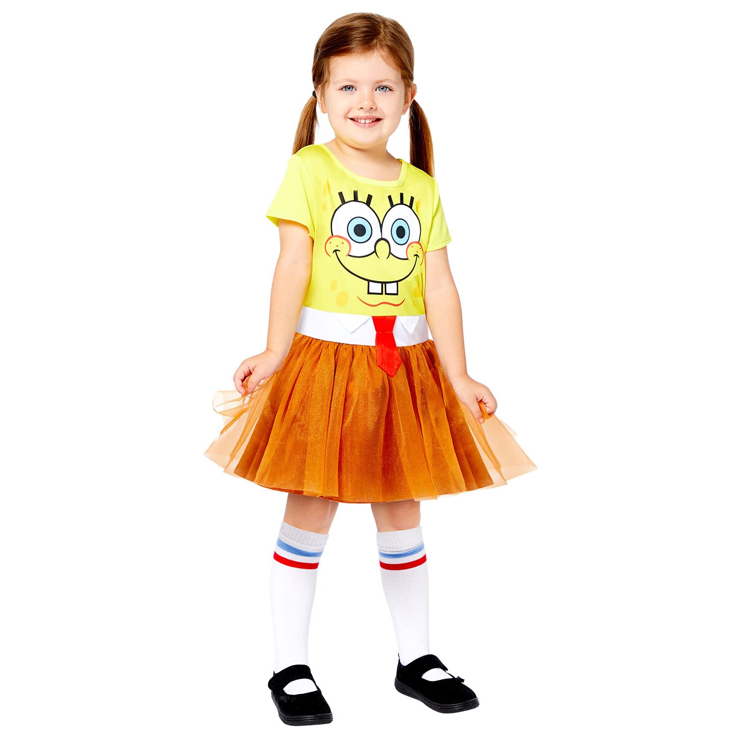 (PKT) (Fix 1/1) (9909158) Child Girls SpongeBob SquarePants Costume (8-10yr)